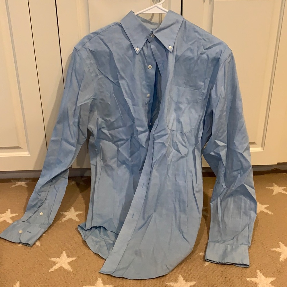 RALPH LAUREN BLUE DRESS SHIRT